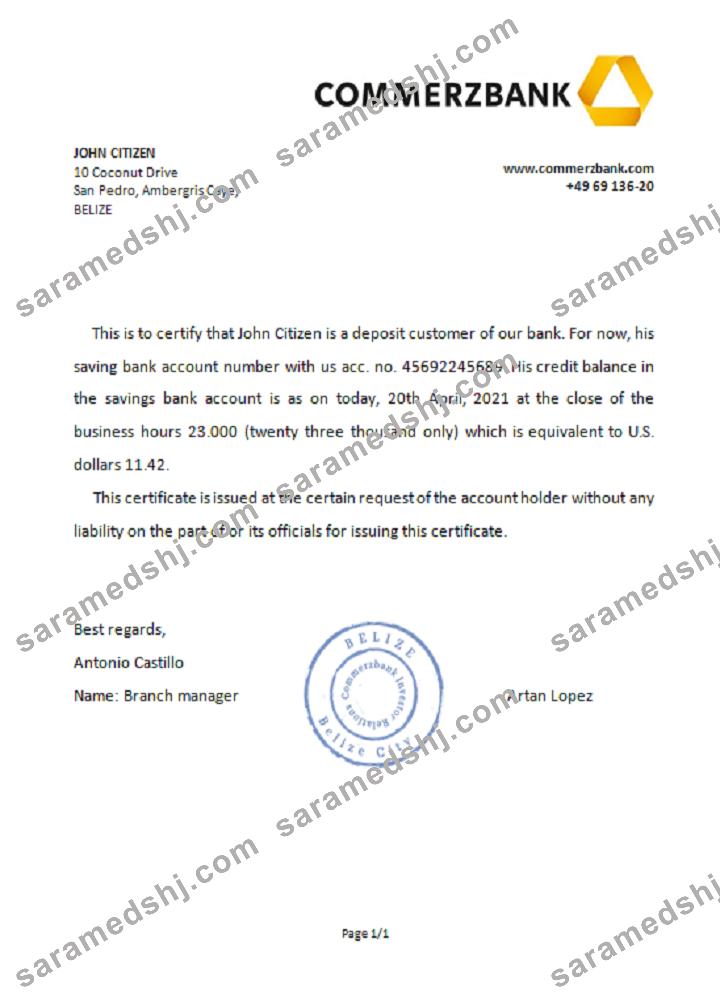 Belize_Commerzbank_reference