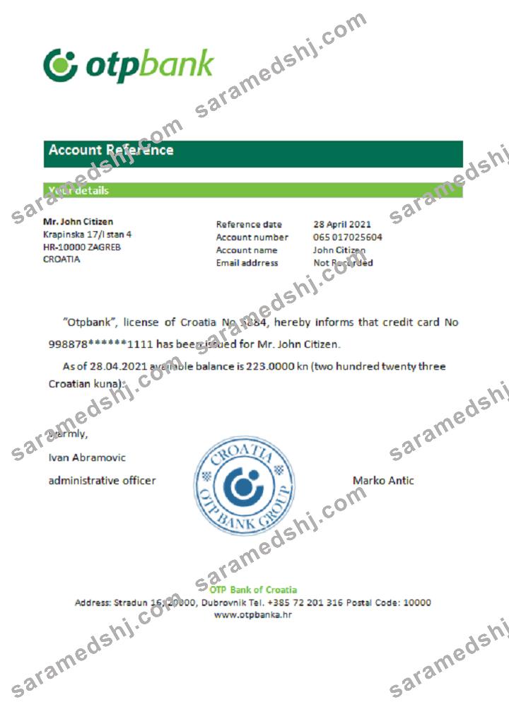 Croatia_Otpbank_reference